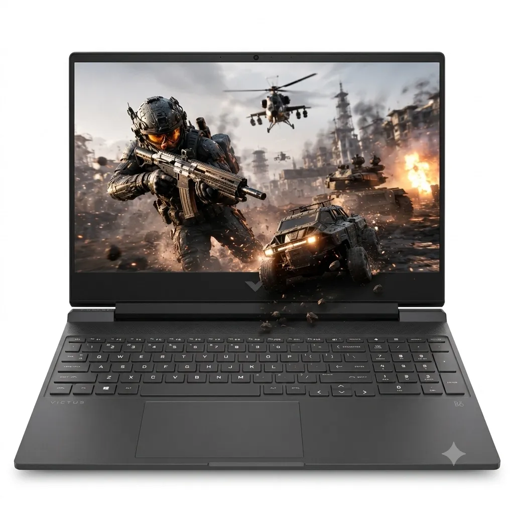 لپتاپ اپنباکس گیمینگ اچ پی ویکتوس 15.6 اینچ   Hp Victus 15 Ryzen 7 260W | Ram 16GB DDR5 | 1TB SSD | 8GB RTX 5050 | 15.6 inch FHD 144 Hz