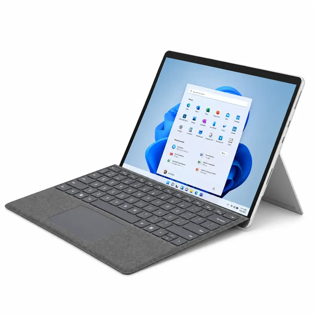 لپتاپ استوک مایکروسافت سرفیس پرو 8 13 اینچMicrosoft Surface Pro 8 | Intel Core i5-1145G7 | Ram 16GB DDR4 | 256GB SSD | Intel Iris Xe Graphics | 13 inch 2K Touch Sim