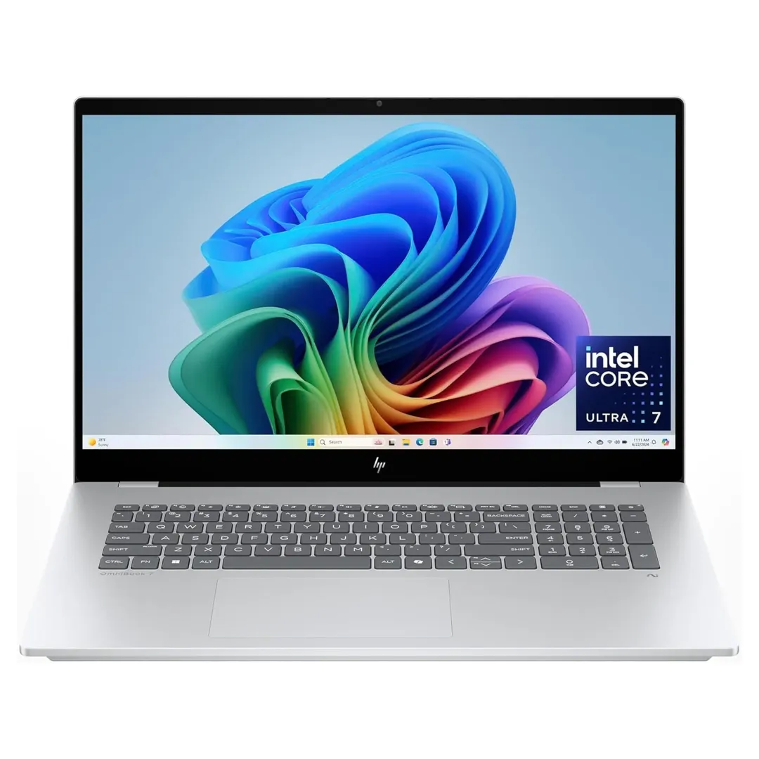لپتاپ اپنباکس اچ پی اومنی بوک 7 17.3 اینچ Hp Omnibook 7 17 | Intel Core Ultra 7-258V | Ram 32GB DDR5 | 1TB SSD | 6GB Rtx 4050 + NPU | 17.3 inch FHD