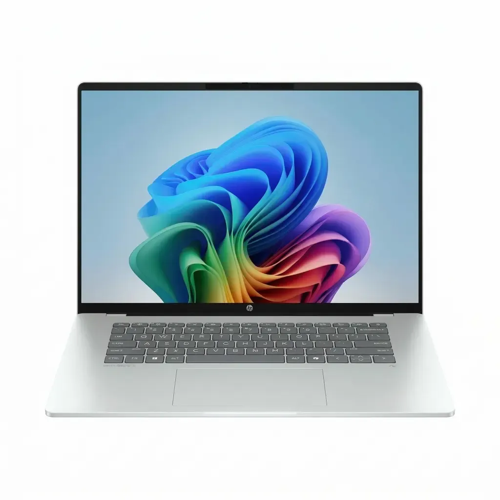 لپتاپ اپنباکس اچ پی اومنی بوک 5 16 اینچ Hp Omnibook 5 16 | Snapdragon X-X126100-Qualcomm Oryon | Ram 16GB DDR5 | 512GB SSD | Qualcomm Adreno X1-45+NPU | 16 inch FHD+(WUXGA)