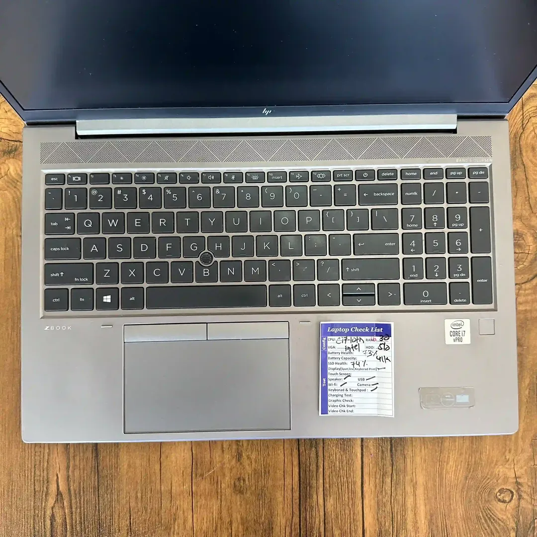 لپتاپ استوک ورک استیشن اچ پی زدبوک فایرفلای 15.6 اینچ Hp Zbook Firefly 15 G7 | i7 10610U | Ram 16GB DDR4 | 512GB SSD | 15.6 inch  FHD