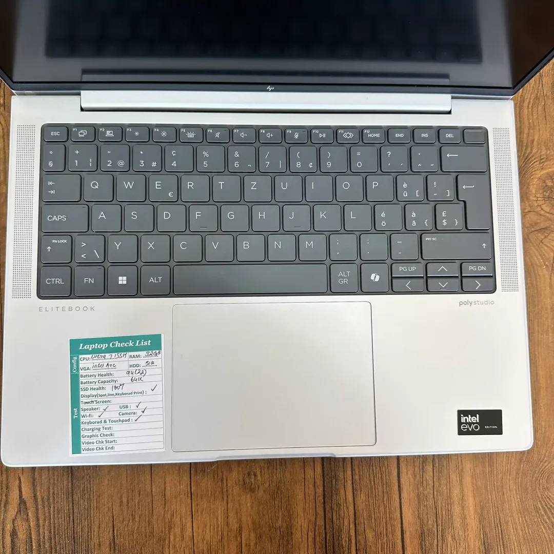 لپتاپ اپنباکس اچ پی ایلایت بوک 1040 14.1 اینچ Hp Elitebook 1040 G11 | Ultra 7 155H | Ram 32GB DDR5 | 512GB SSD | Intel Arc+NPU | 14.1 inch FHD