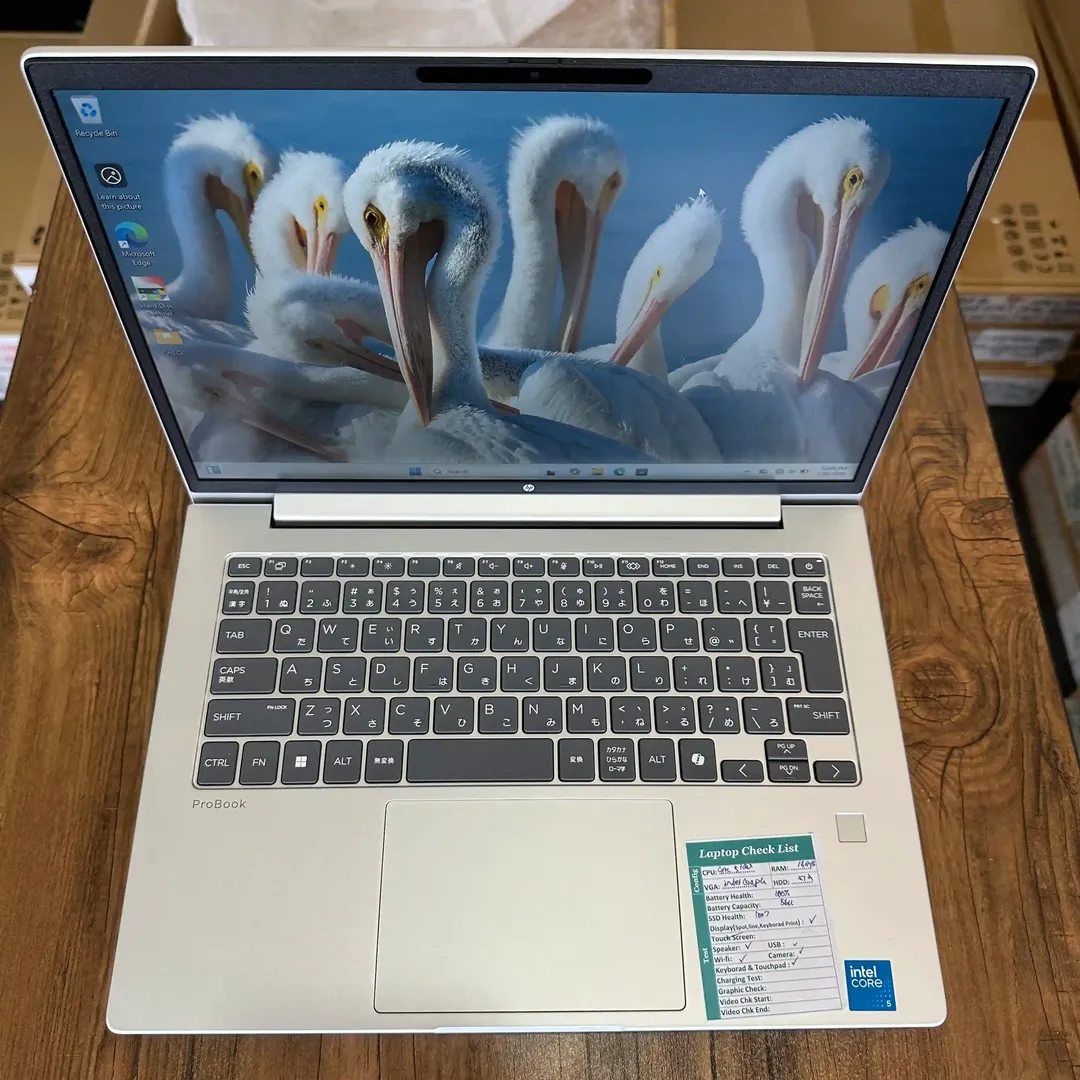 لپتاپ اپنباکس اچ پی پروبرک 4 14.1 اینچ  Hp Probook 4 G1iR 14 Core 5 120 U | Ram 16GB DDR5 | 512GB SSD | intel R | 14.1 inch FHD