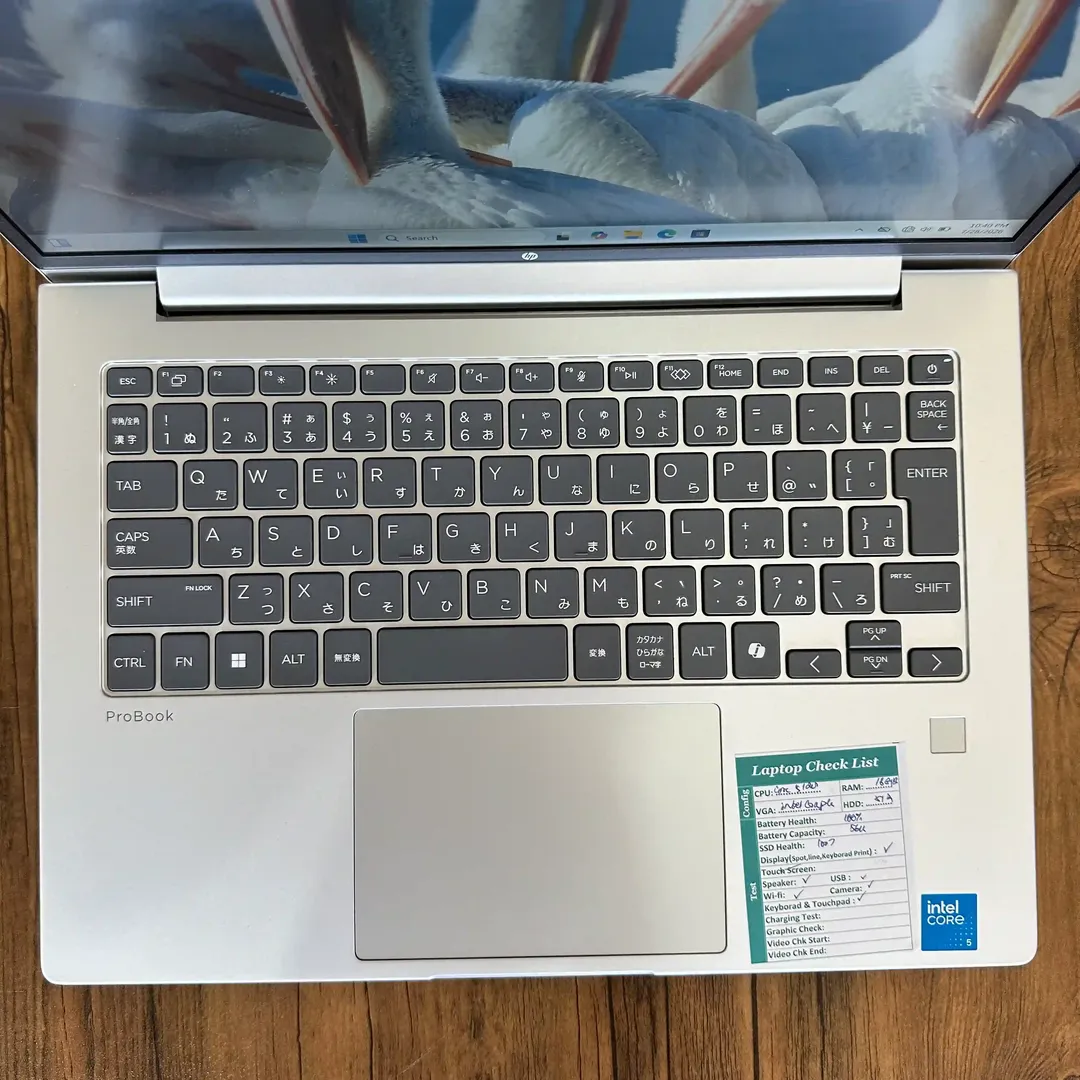لپتاپ اپنباکس اچ پی پروبرک 4 14.1 اینچ  Hp Probook 4 G1iR 14 Core 5 120 U | Ram 16GB DDR5 | 512GB SSD | intel R | 14.1 inch FHD