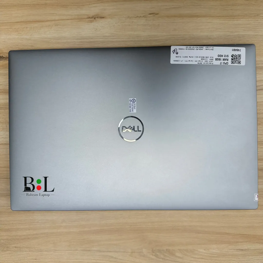 لپتاپ استوک ورک استیشن دل پرسیژن 5570 15.6 اینچ Dell Precision 5570 | Intel Core i7 12800H | Ram 16GB DDR5 | 512GB SSD | 8GB Rtx A2000 | 15.6 inch 4K Touch