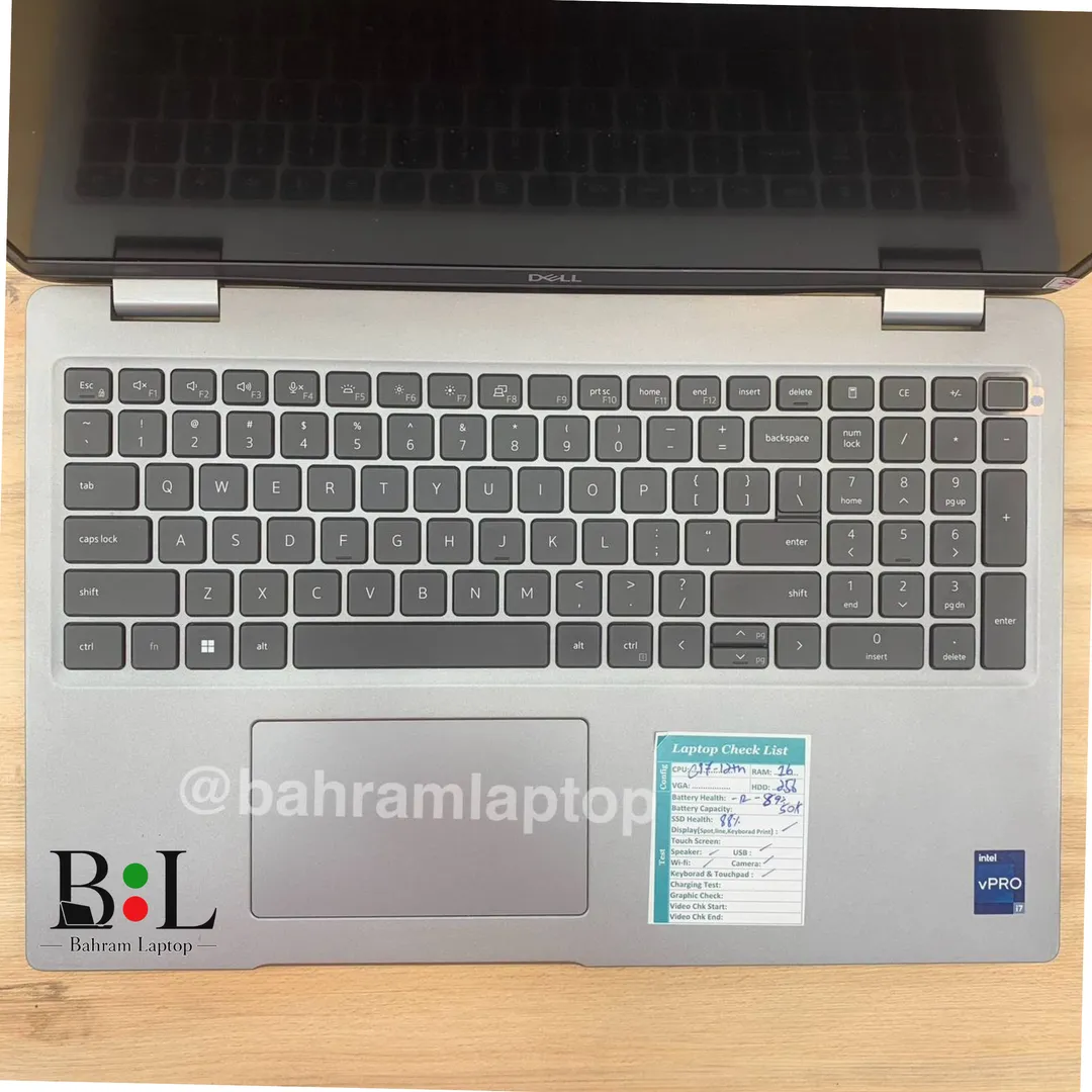 لپتاپ استوک دل لاتیتود 5530 15.6 اینچ Dell Latitude 5530 | Intel Core i7 1265U | Ram 16GB DDR4 | 256GB SSD | Intel Iris Xe Graphics | 15.6 inch FHD