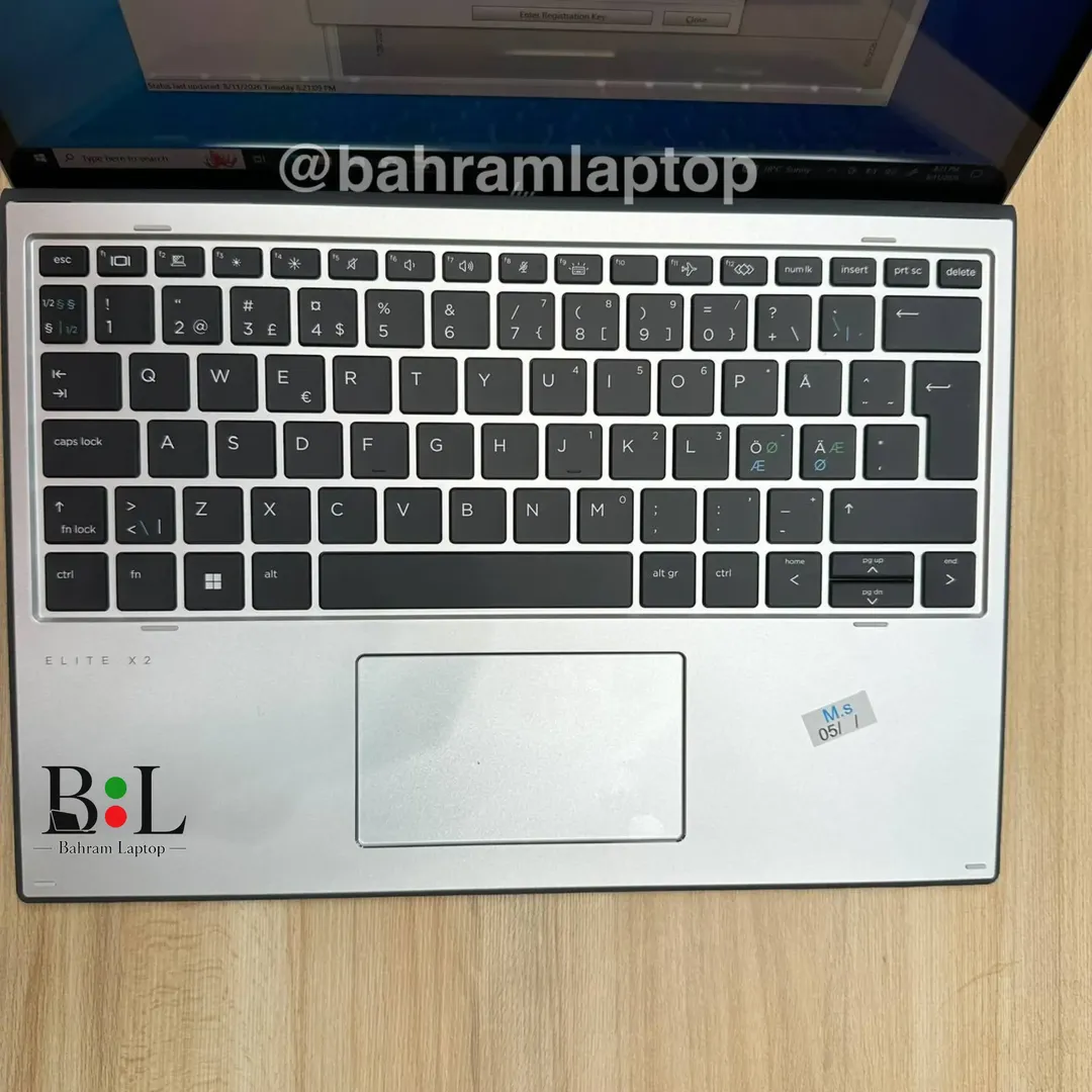 لپتاپ استوک اچ پی ایلایت 13 اینچ  Hp Elite X2 G8 Tablet Intel Core i5 1135G7 | Ram 8GB DDR4 | 256GB SSD | Intel Iris Xe Graphics | 13 inch FHD Touch