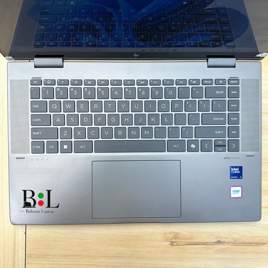 لپتاپ استوک اچ پی اینوی 2 در 1 15.6 اینچ Hp Envy 15 2-in-1 | Intel Core Ultra 7 155U | Ram 16GB DDR5 | 1TB SSD | Intel(R) Graphics+NPU | 15.6 inch FHD Touch X360