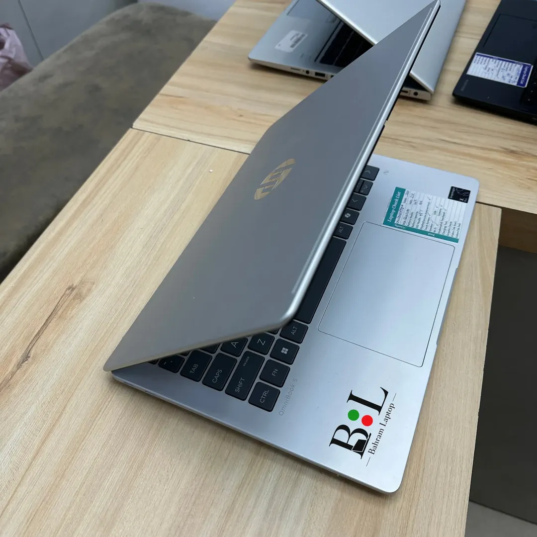 لپتاپ استوک اچ پی اومنی بوک 5 14 اینچ Hp Omnibook 5 | Snapdragon X Plus X1P-42-100 | Ram 32GB DDR5 | 512GB SSD | Qualcomm Adreno X1-45 | 14 inch 2K