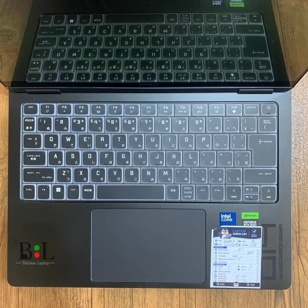 لپتاپ اپنباکس گیمینگ اچ پی اومن 14 اینچ Hp Omen Transcend 14 | Core Ultra 7 155H | Ram 16GB DDR5 | 1TB SSD | 6GB Rtx 4050 | 14 inch 2K 120Hz