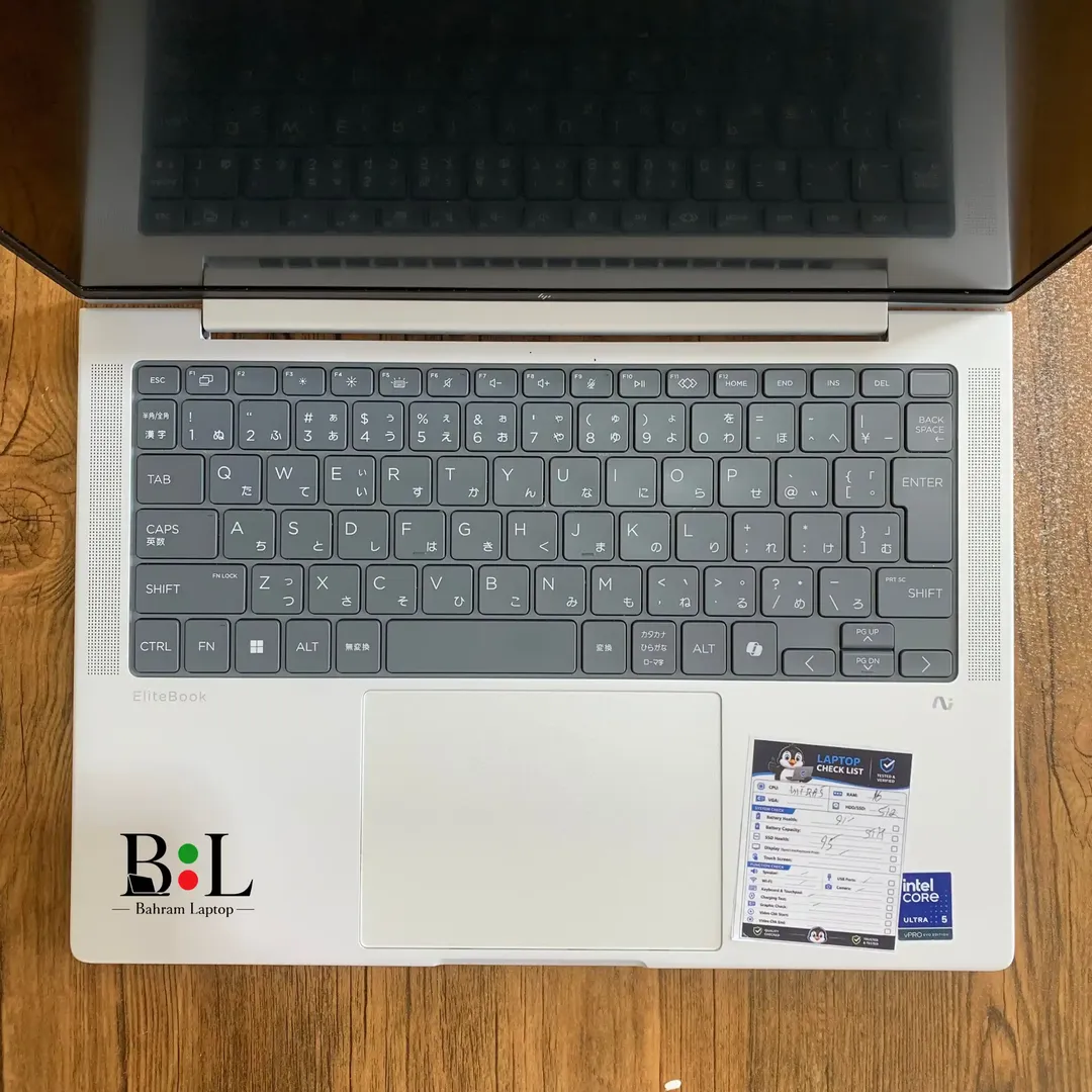 لپتاپ اپنباکس اچ پی ایلایت بوک 14 اینچ Hp Elitebook X G1i 14 | Intel Core Ultra 5-236V | Ram 16GB DDR5 | 512GB SSD | Intel Arc | 14 inch FHD