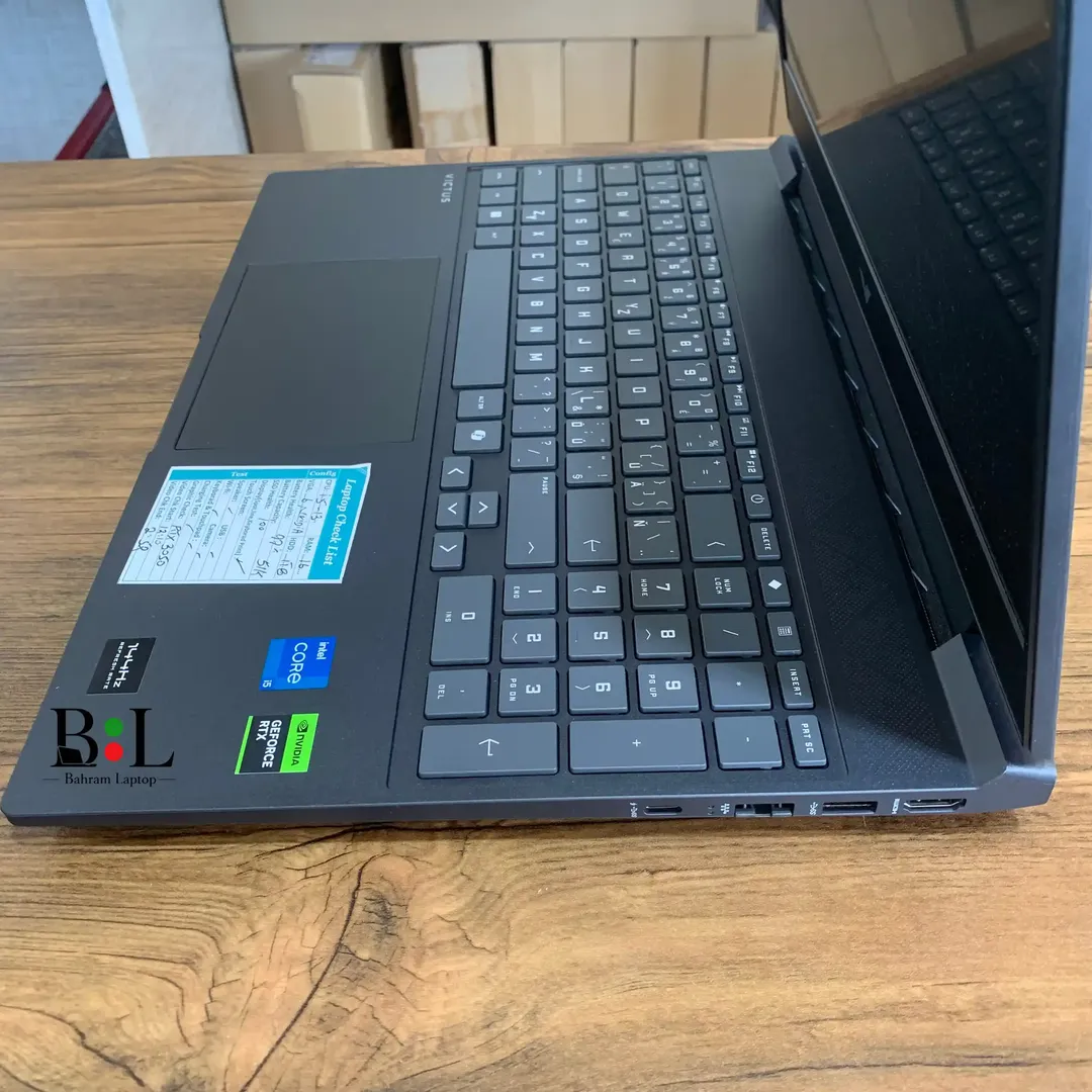 لپتاپ اپنباکس گیمینگ اچ پی ویکتوس 15 15.6 اینچ Hp Victus 15 | Intel Core i5 13420H | Ram 16GB DDR4 | 1TB SSD | 6GB Rtx 3050 | 15.6 inch FHD 144Hz