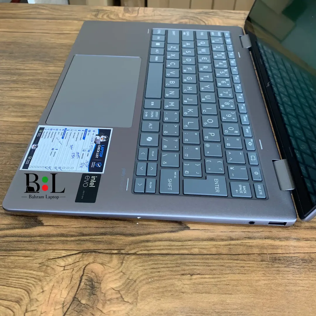 لپتاپ اپنباکس اچ پی اینوی 14 اینچ Hp Envy 14 | Intel Core Ultra 7 155U | Ram 16GB DDR5 | 512GB SSD | Intel R Graphics | 14 inch 2K Touch X360