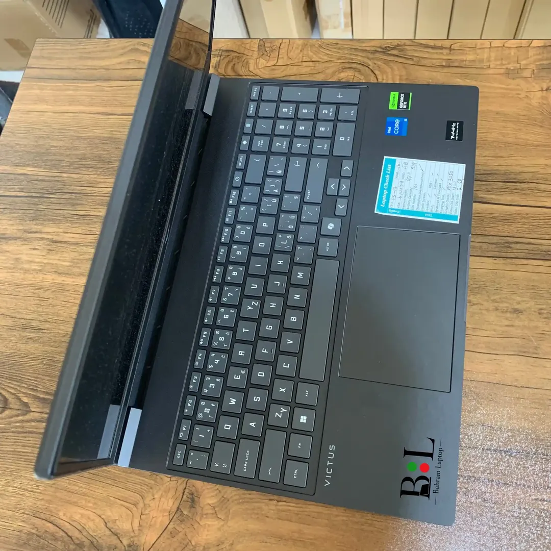 لپتاپ اپنباکس گیمینگ اچ پی ویکتوس 15 15.6 اینچ Hp Victus 15 | Intel Core i5 13420H | Ram 16GB DDR4 | 1TB SSD | 6GB Rtx 3050 | 15.6 inch FHD 144Hz