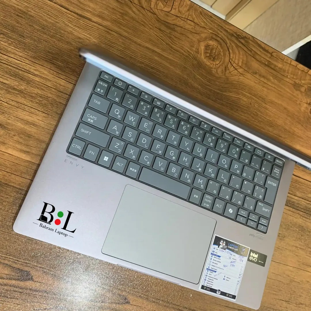 لپتاپ اپنباکس اچ پی اینوی 14 اینچ Hp Envy 14 | Intel Core Ultra 7 155U | Ram 16GB DDR5 | 512GB SSD | Intel R Graphics | 14 inch 2K Touch X360