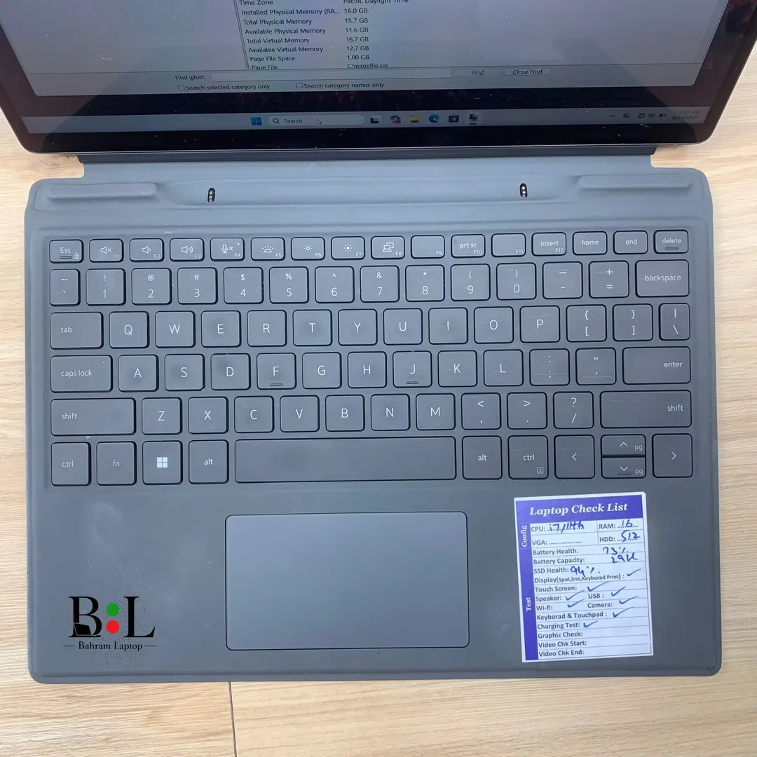 لپتاپ استوک دل لاتیتود 7320 13 اینچ Dell Latitude 7320 | Intel Core i7-1180G7 | Ram 16GB DDR4 | 512GB SSD | Intel Iris Xe | 13.3 inch FHD Touch