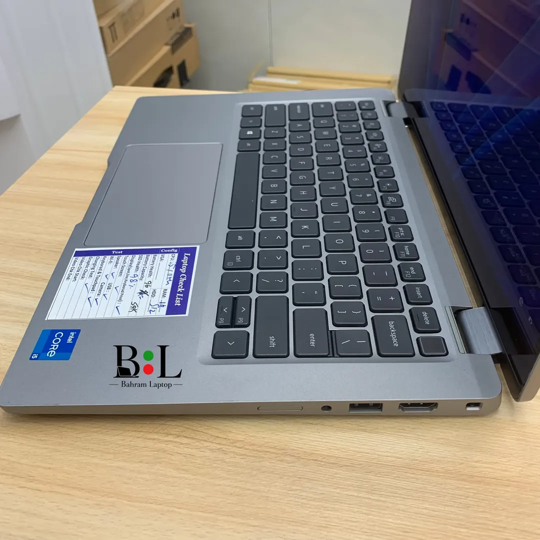 لپتاپ استوک دل لاتیتود 5320 2 در 1 13.3 اینچ Dell Latitude 5320 | Intel Core i5-1145G7 | Ram 16GB DDR4 | 512GB SSD | Intel Iris Xe | 13.3 inch FHD X360 Touch