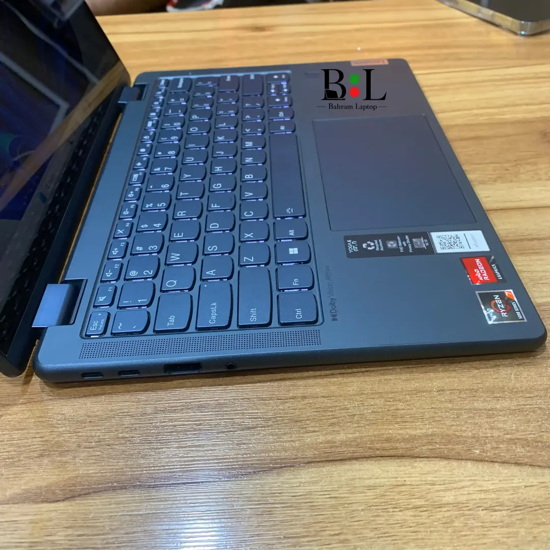 لپتاپ استوک لنوو یوگا 6 13.3 اینچ Lenovo Yoga 6 | Amd Ryzen 7-5700U | Ram 16GB DDR5 | 512GB SSD | 2GB Amd Radeon Graphics | 13.3 inch FHD+ X360 Touch