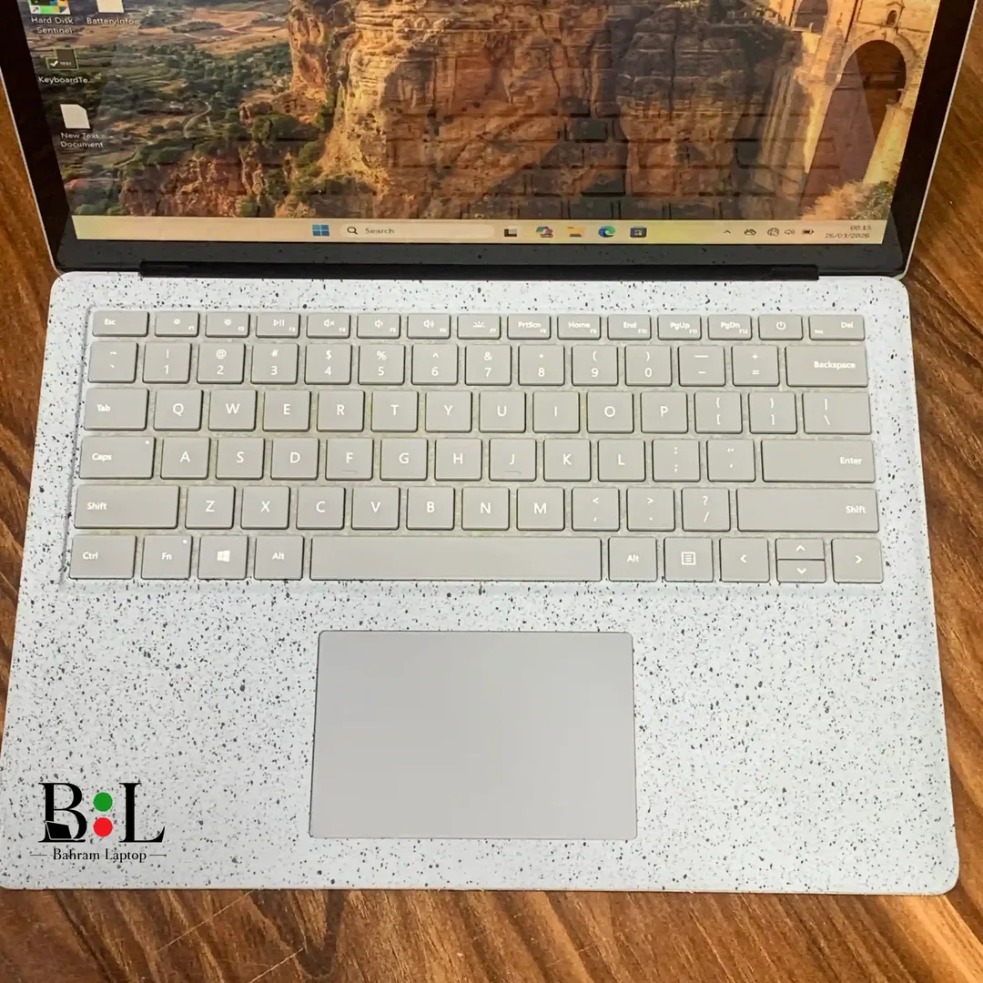 لپتاپ استوک مایکروسافت سرفیس لپتاپ 1 13.5 اینچ MicroSoft Surface Laptop 1 | Intel Core i7-7660U | Ram 8GB DDR3 | 256GB SSD | Intel Iris Plus 640 | 13.5 inch Touch
