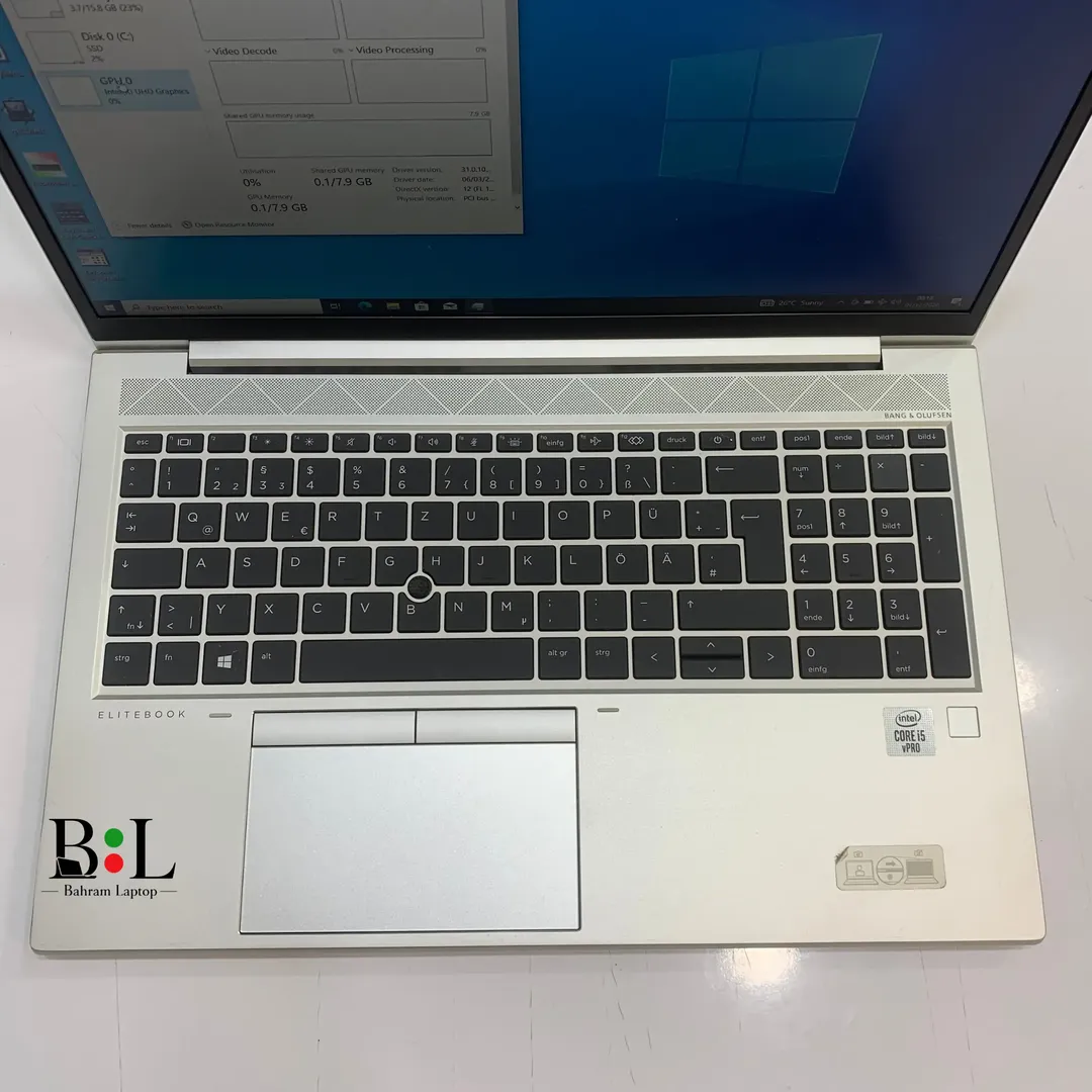 لپتاپ استوک اچ پی ایلایت بوک 850 15.6 اینچ Hp Elitebook 850 G7 | Intel Core i5 10310U | Ram 16GB DDR4 | 512GB SSD | Intel UHD Graphics | 15.6 inch FHD