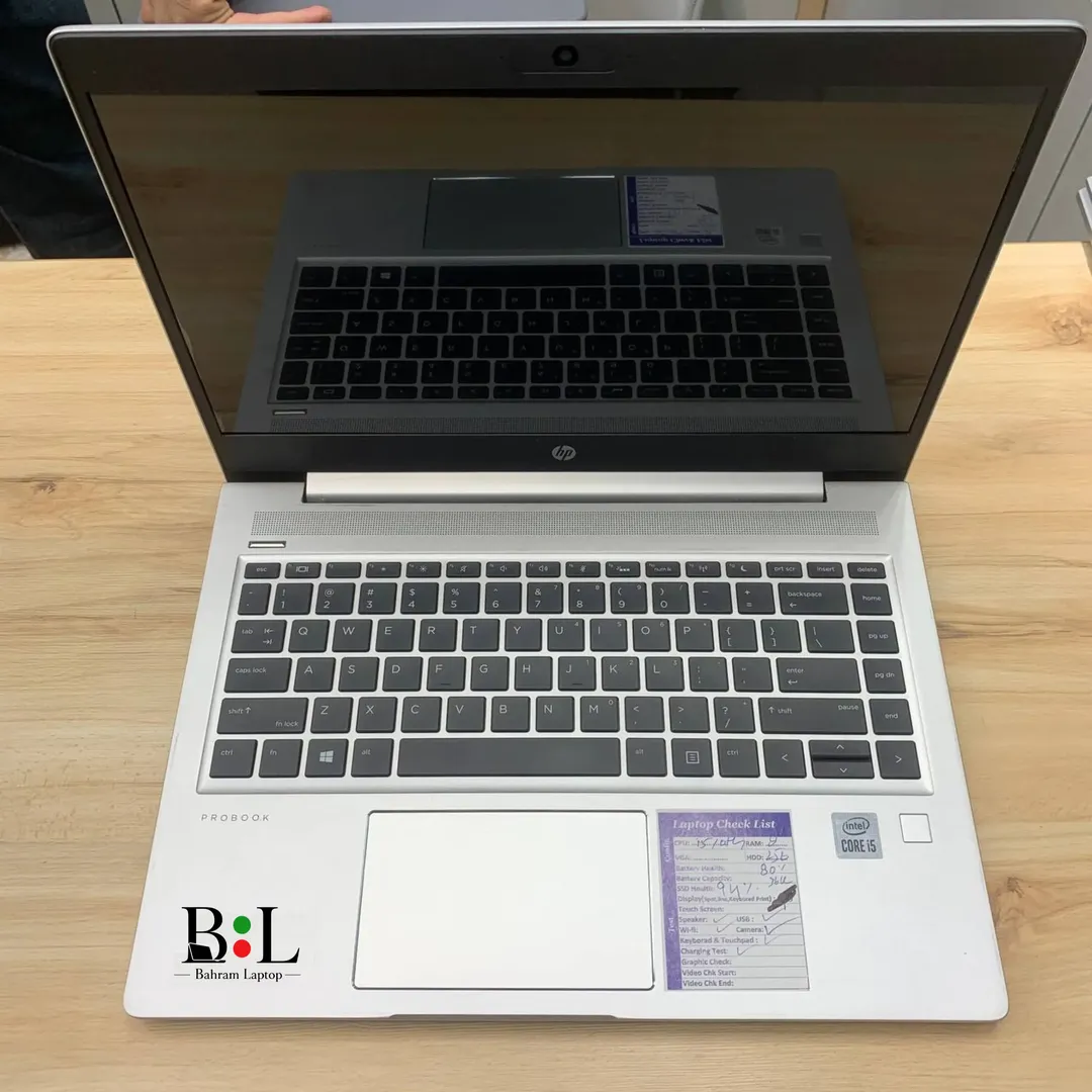 لپتاپ استوک اچ پی پروبوک 440 14 اینچ Hp Probook 440 G7 | Intel core i5-10210U | Ram 8GB DDR4 | 256GB SSD | Intel UHD Graphics | 14 inch FHD