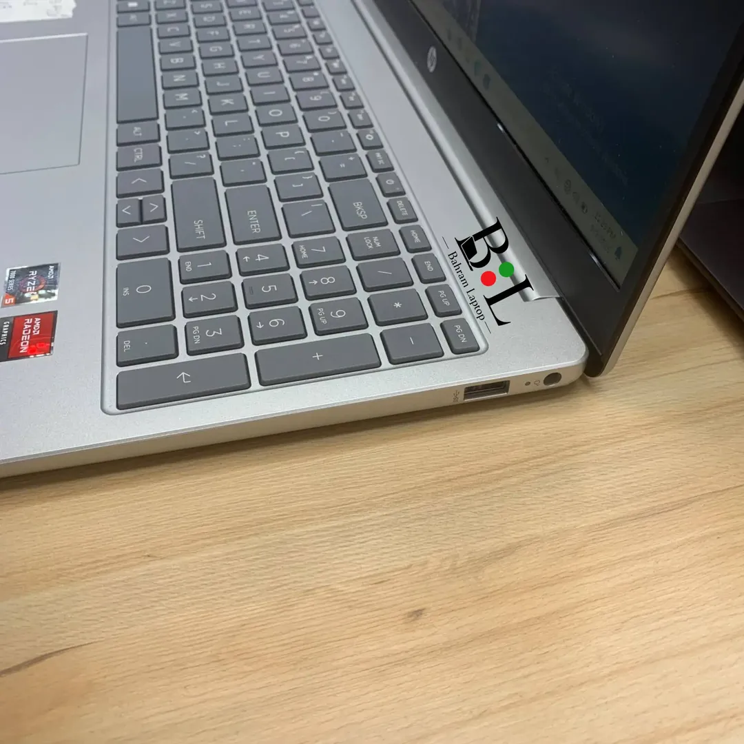 لپتاپ استوک اچ پی لپتاپ 15 15.6 اینچ Hp Laptop 15 | Ryzen 5-7520U | Ram 8GB DDR5 | 512GB SSD | 512MB Amd Radeon Graphics | 15.6 inch FHD