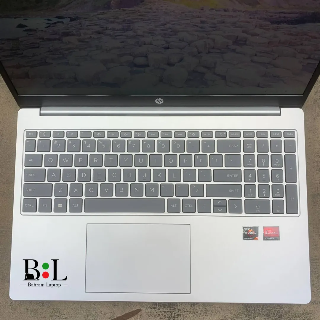 لپتاپ استوک اچ پی لپتاپ 15 15.6 اینچ Hp Laptop 15 | Ryzen 7-7730U | Ram 16GB DDR4 |  512GB SSD | Amd Radeon Graphics | 15.6 inch FHD