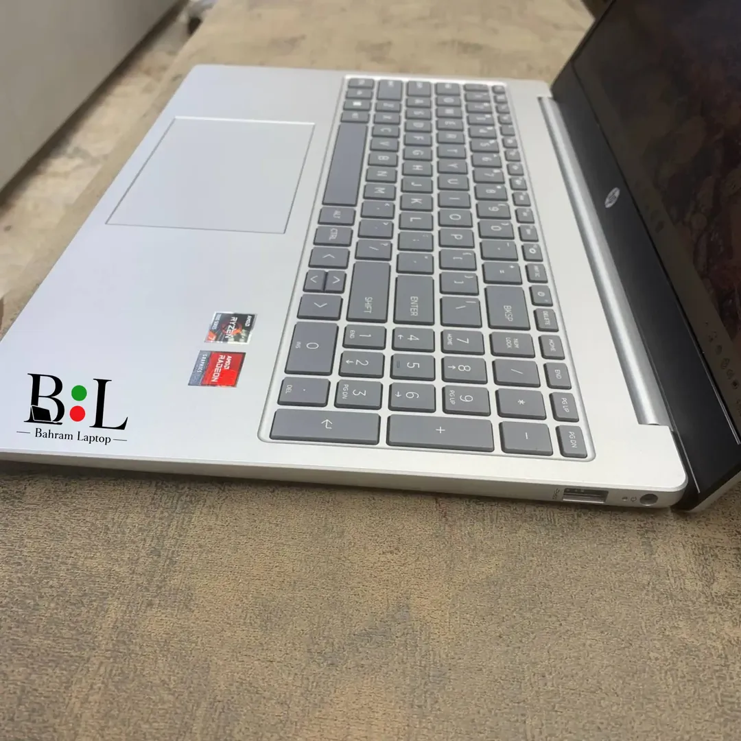 لپتاپ استوک اچ پی لپتاپ 15 15.6 اینچ Hp Laptop 15 | Ryzen 7-7730U | Ram 16GB DDR4 |  512GB SSD | Amd Radeon Graphics | 15.6 inch FHD