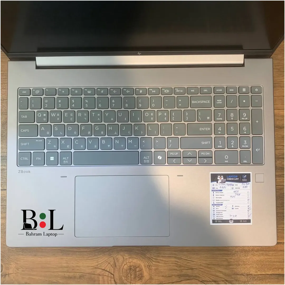 لپتاپ ورک استیشن اپنباکس اچ پی زدبوک 16 اینچ Hp Zbook X G1i 16 | Intel Core Ultra 7-265H | Ram 32GB DDR5 | 1TB SSD | Intel Arc+6GB Rtx Pro 500 Blackwell | 16 inch FHD