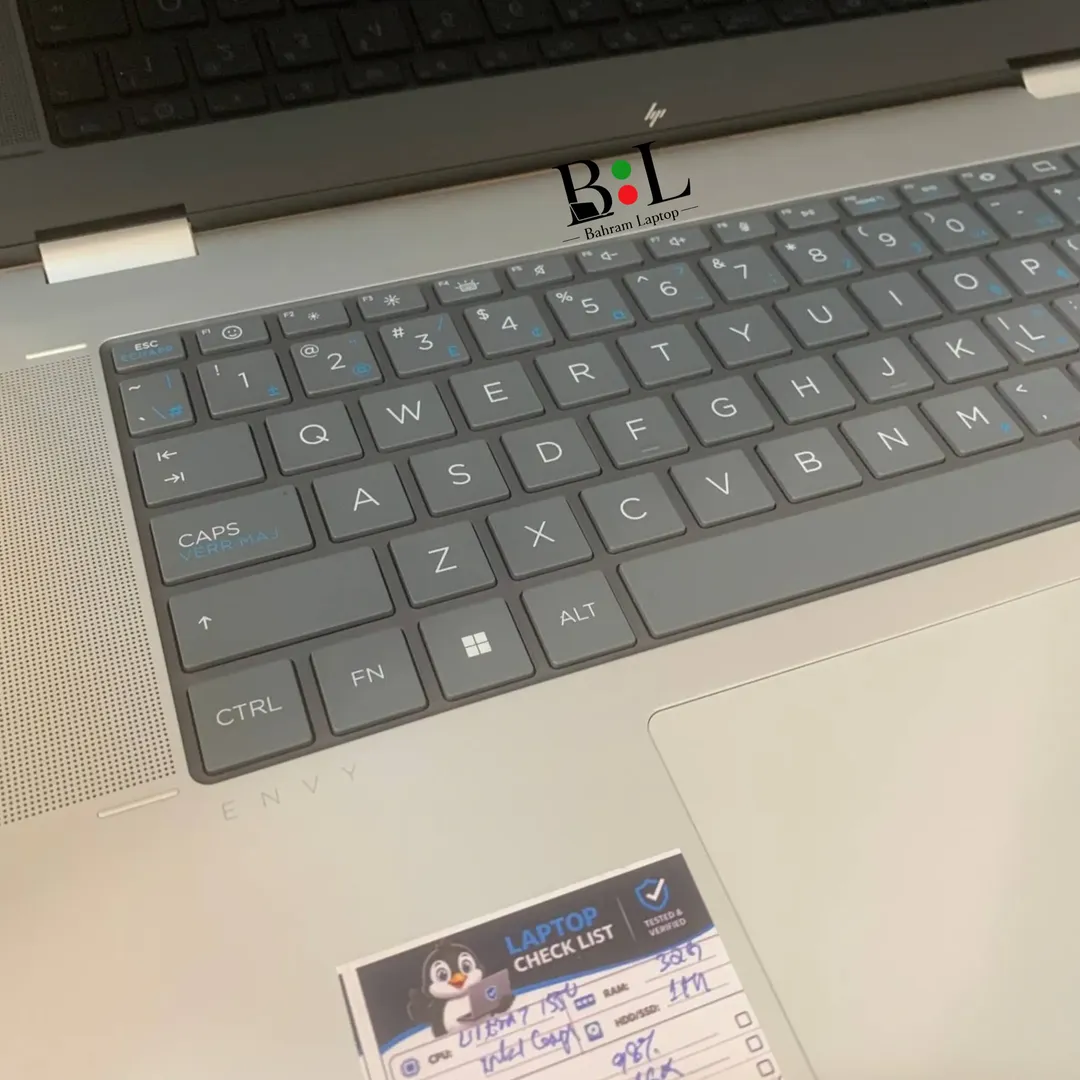 لپتاپ اپنباکس 2 در 1 اچ پی اینوی 16 اینچ Hp Envy x360 16 2-in-1 | Intel Core Ultra 7-155U | Ram 32GB DDR5 | 1TB SSD | Intel R Graphics | 16 inch FHD+ Touch X360