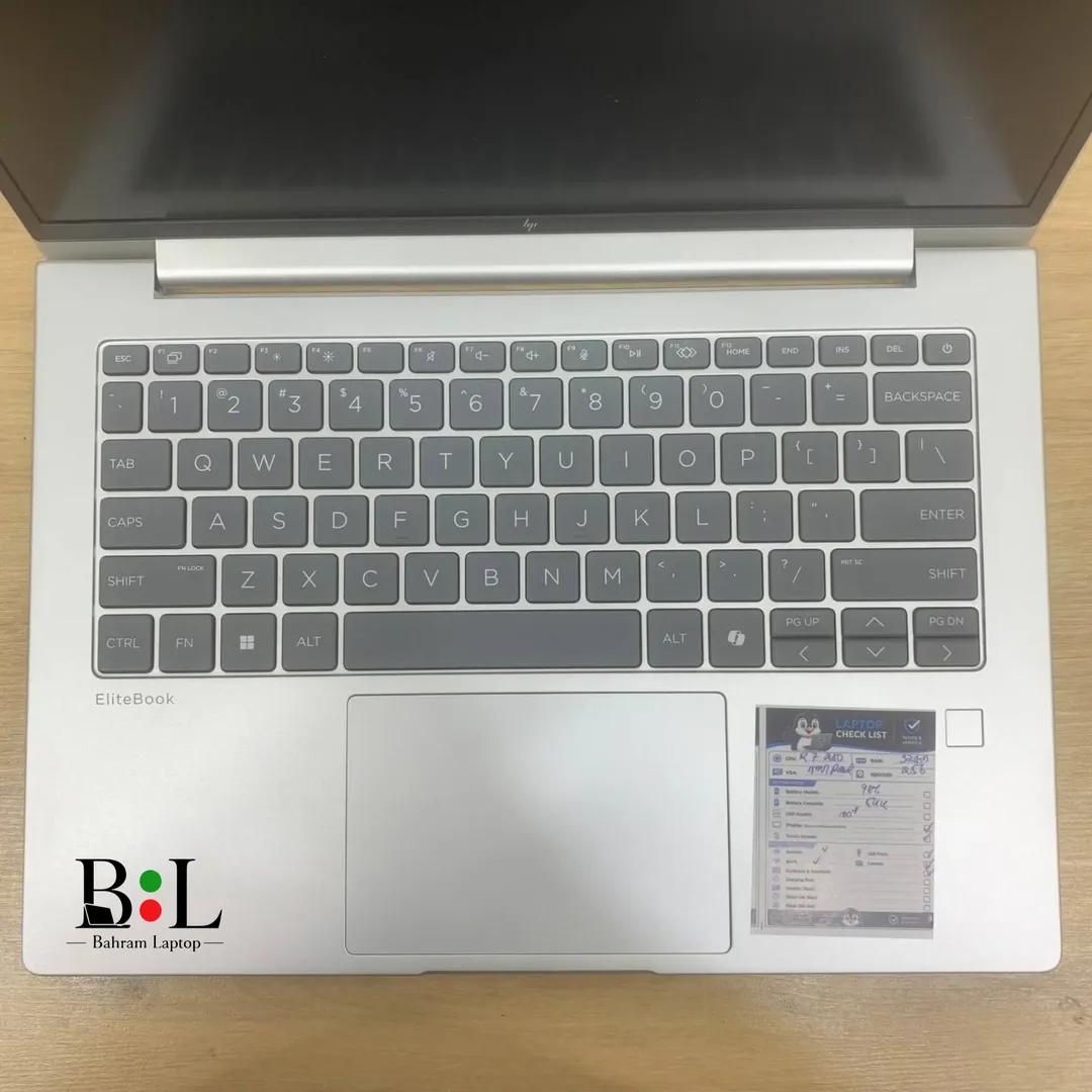 لپتاپ اپنباکس اچ پی ایلایت بوک 6 14 اینچ Hp Elitebook 6 G1a 14 | Ryzen 7-250W | Ram 16GB DDR5 | 256GB SSD | 512MB Amd Radeon+NPU | 14 inch FHD+ Touch
