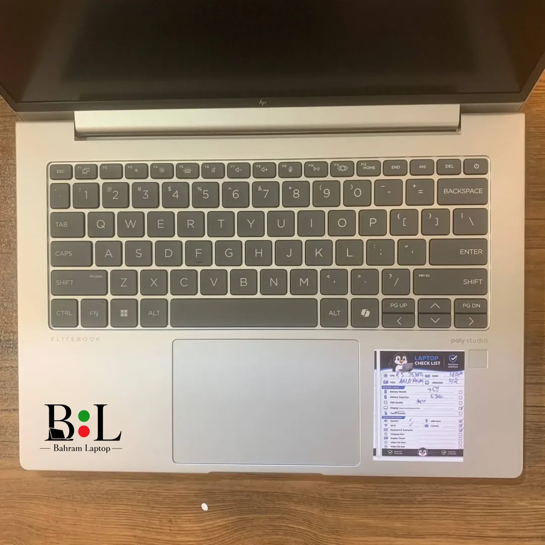لپتاپ اپنباکس اچ پی ایلات بوک 645 14 اینچ Hp Elitebook 645 G11 | Ryzen 5 Pro 7535U | Ram 16GB DDR5 | 512GB SSD | 512MB Amd Radeon Graphics | 14 inch FHD+(WUXGA)