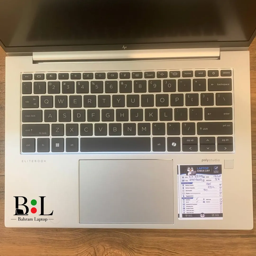 لپتاپ اپنباکس اچ پی ایلایت بوک 845 14 اینچ Hp Elitebook 845 G11 | Ryzen 7-8840U | Ram 16GB DDR5 | 512GB SSD | 512MB Amd Radeon Graphics | 14” FHD+(WUXGA)