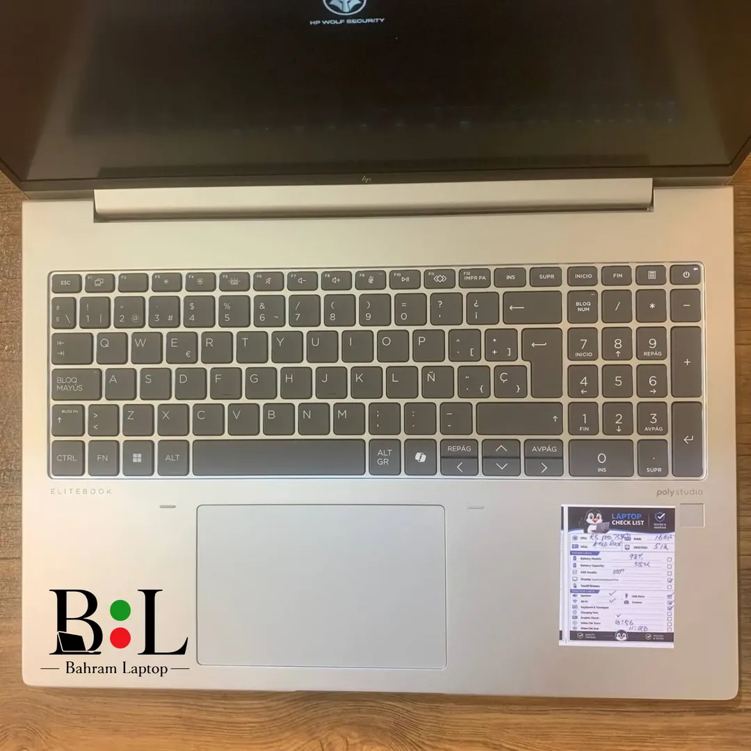 لپتاپ اپنباکس اچ پی ایلایت بوک 665 16 اینچ Hp Elitebook 665 G11 | Ryzen 5 Pro 7535U | Ram 16GB DDR5 | 512GB SSD | 512MB Amd Radeon Graphics | 16 inch FHD+(WUXGA)