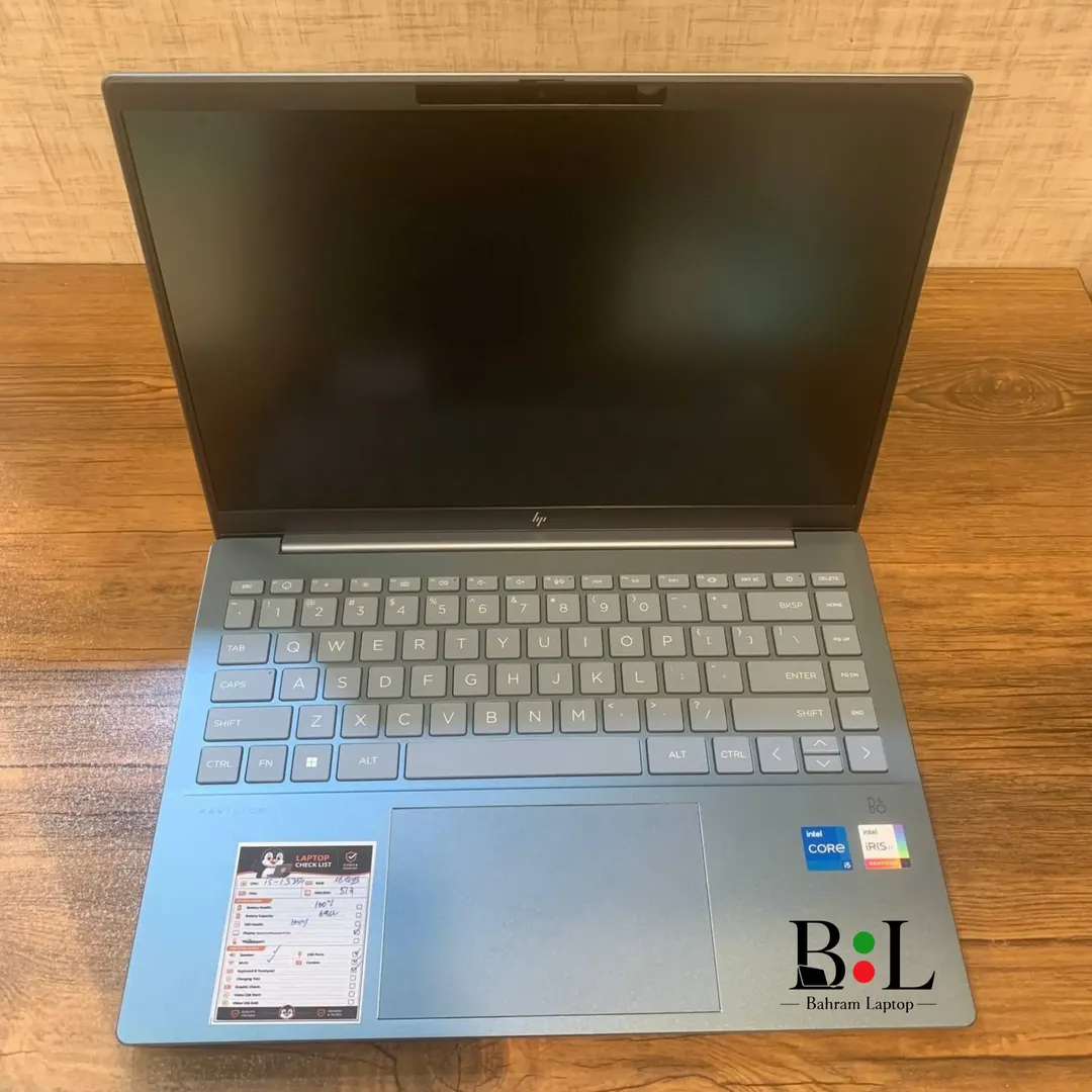 لپتاپ اپنباکس اچ پی پاویلیون پلاس 14 اینچ Hp Pavilion Plus 14 | Intel Core i5-1335U | Ram 16GB DDR5 | 512GB SSD | Intel Iris Xe | 14 inch FHD