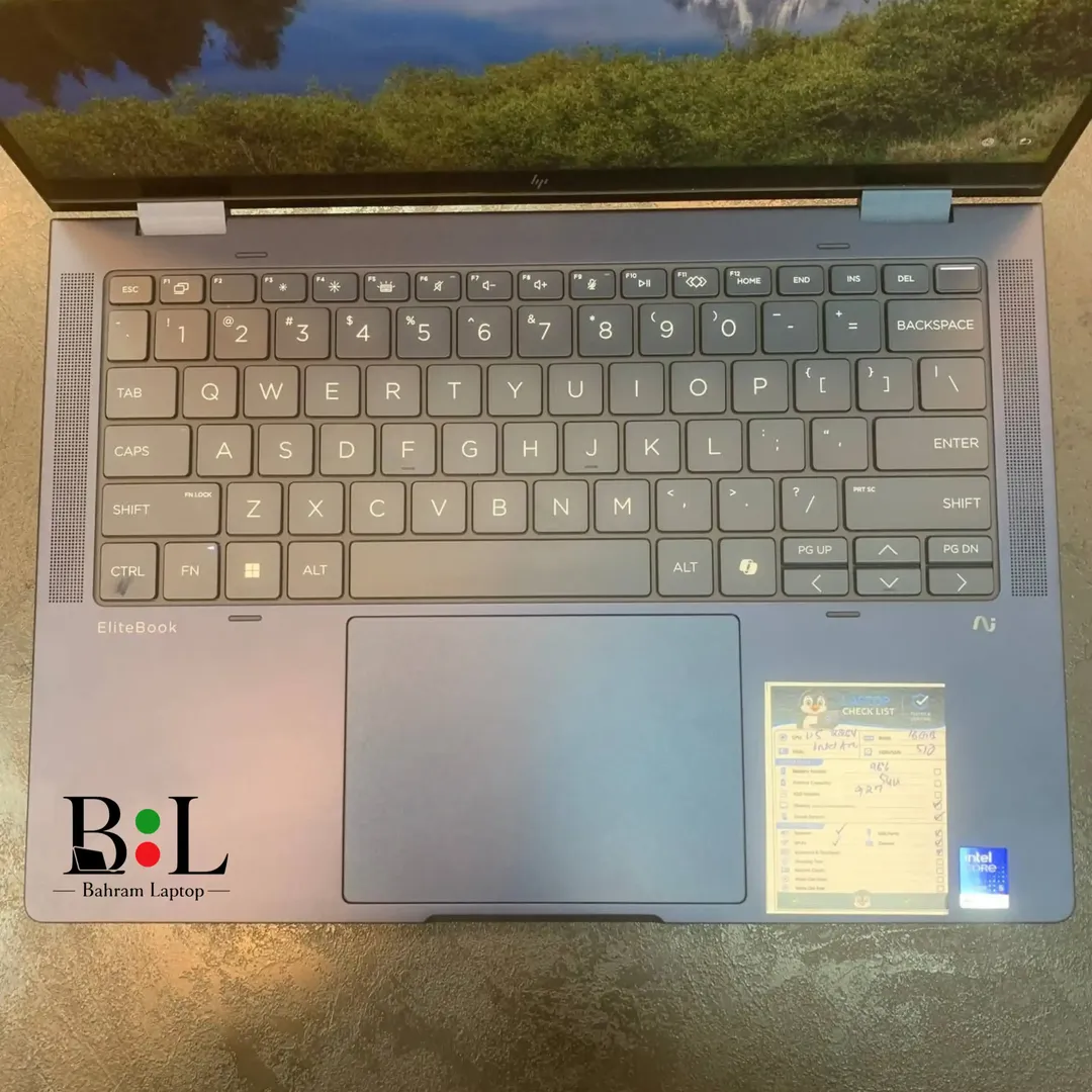 لپتاپ اچ پی ایلایت بوک ایکس فلیپ 14 اینچ Hp Elitebook X Flip G1i 14 | Intel Core Ultra 5-226V | Ram 16GB DDR5 | 512GB SSD | Intel Arc 130V+NPU | 14 inch FHD+(WUXGA) X360 Touch