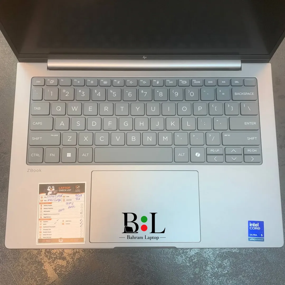 لپتاپ اپنباکس اچ پی زدبوک 8 14 اینچ Hp Zbook 8 G1i 14 | Intel Core Ultra 5-235U | Ram 16GB DDR5 | 512GB SSD | Intel R Graphics+NPU | 14 inch FHD+(WUXGA)