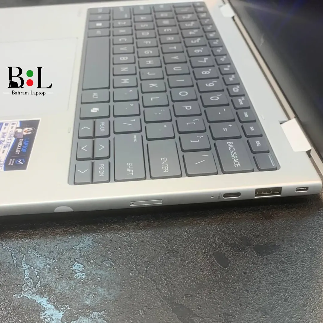 لپتاپ اپنباکی اچ پی ایلایت بوک 8 13.3 اینچ Hp Elitebook 8 Flip G1i 13 | Intel Core Ultra 7-255U | Ram 32GB DDR5 | 1TB SSD | Intel R Graphics+NPU | 13.3 inch FHD+(WUXGA) X360 Touch