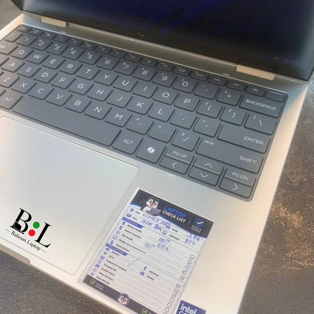 لپتاپ اپنباکی اچ پی ایلایت بوک 8 13.3 اینچ Hp Elitebook 8 Flip G1i 13 | Intel Core Ultra 7-255U | Ram 32GB DDR5 | 1TB SSD | Intel R Graphics+NPU | 13.3 inch FHD+(WUXGA) X360 Touch