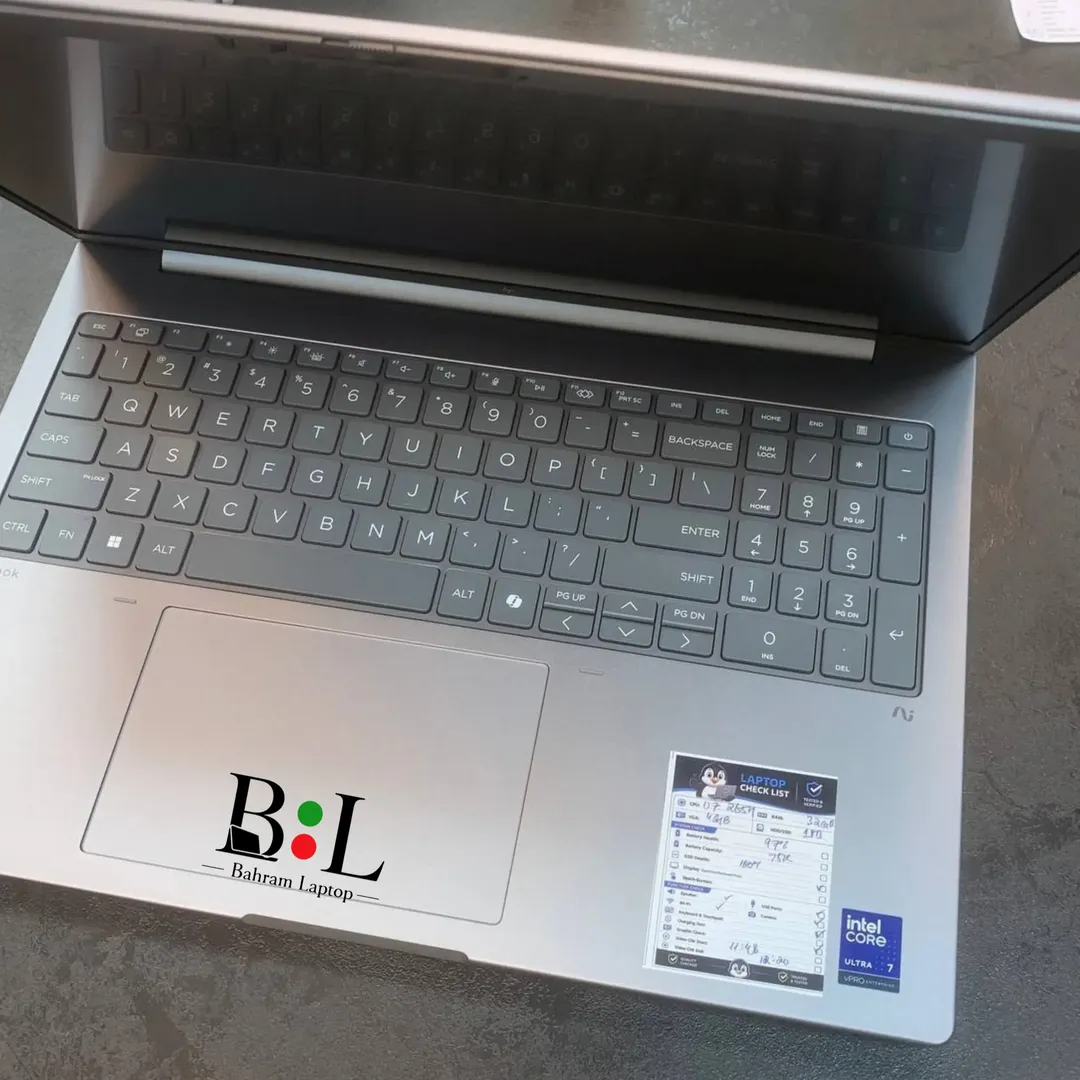 لپتاپ ورک استیشن اچ پی زدبوک 8 16 اینچ Hp Zbook 8 G1i 16 | Intel Core Ultra 7-265H | Ram 16GB DDR5 | 1TB SSD | 4GB Nvidia Rtx 500 Ada+NPU | 16 inch FHD+(WUXGA)