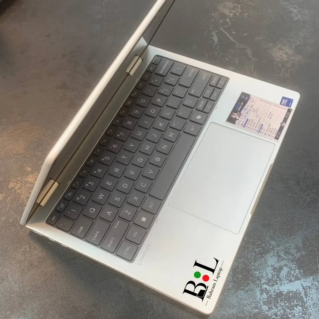 لپتاپ اپنباکی اچ پی ایلایت بوک 8 13.3 اینچ Hp Elitebook 8 Flip G1i 13 | Intel Core Ultra 7-255U | Ram 32GB DDR5 | 1TB SSD | Intel R Graphics+NPU | 13.3 inch FHD+(WUXGA) X360 Touch