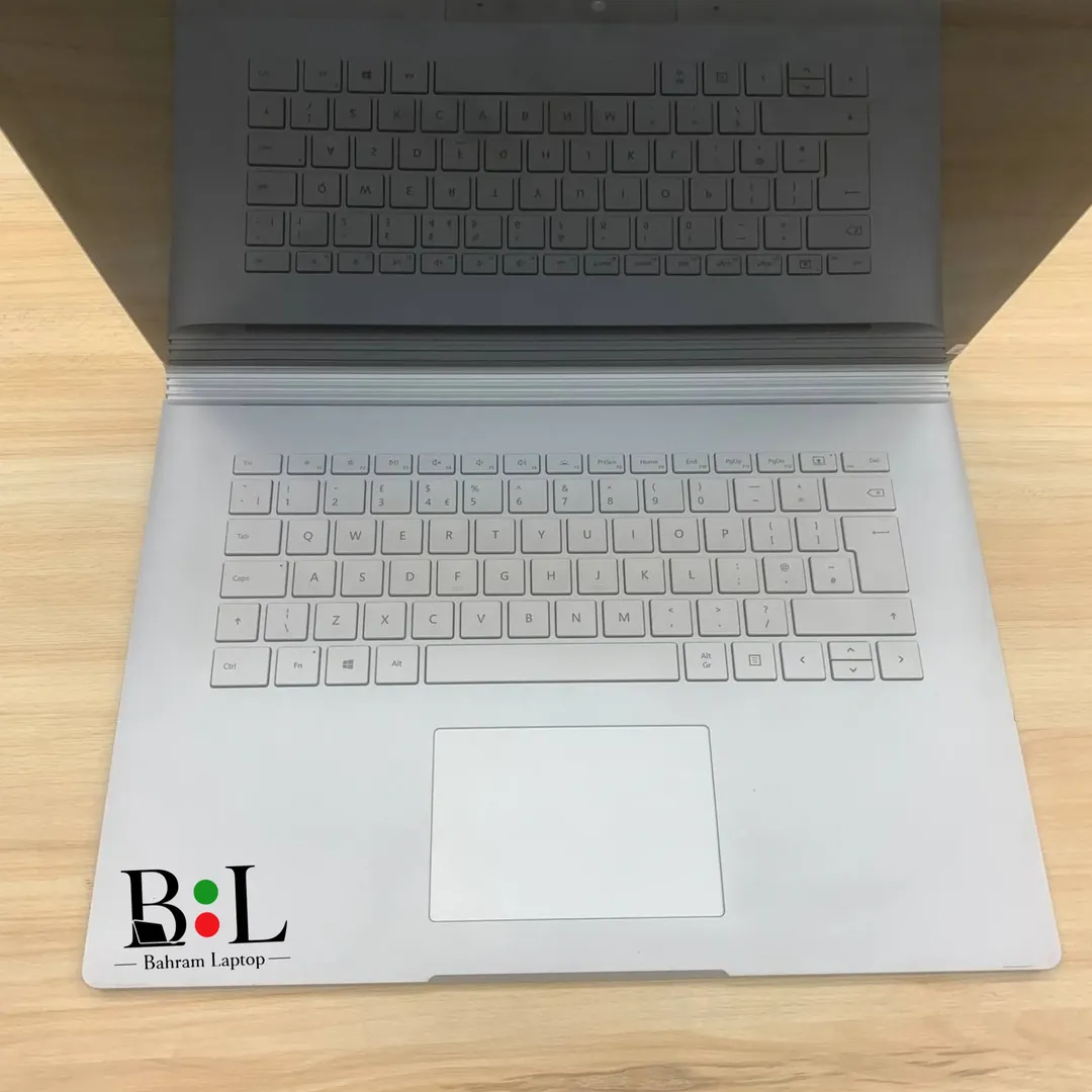لپتاپ استوک مایکروسافت سرفیس بوک 2 تبلت شو 15 اینچ  Microsoft Surface Book 2 | Intel Core i7-8650U | Ram 16GB DDR3 | 1TB SSD | GeForce 6GB Gtx 1060 | 15” Touch