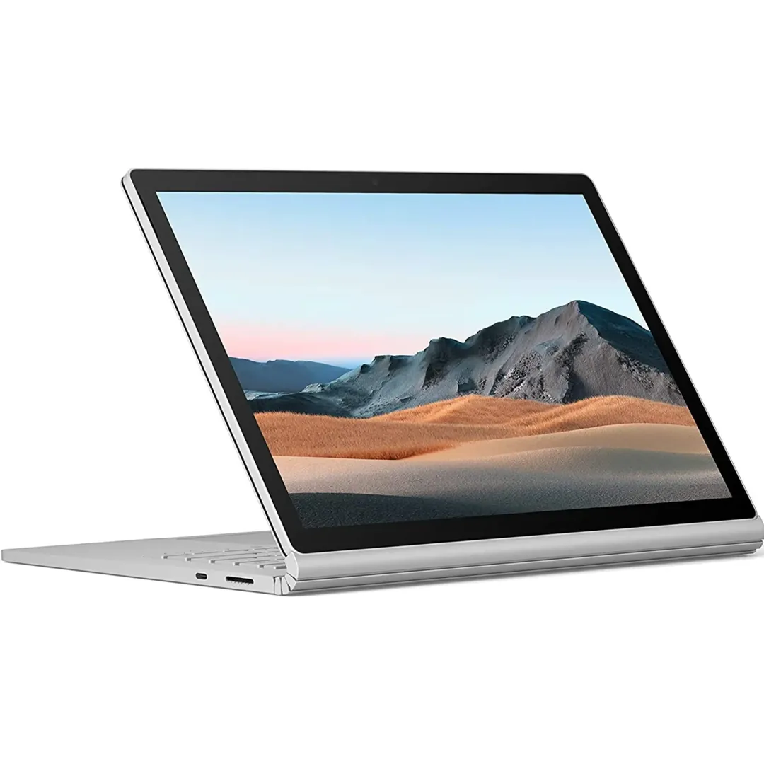 لپتاپ استوک مایکروسافت سرفیس بوک 3 تبلت شو 15 اینچ  Microsoft Surface Book 3 | Intel Core i7-1065G7 | Ram 32GB DDR4 | 1TB SSD | Intel Iris Plus+6GB GeForce 1660 Ti | 15 inch Touch