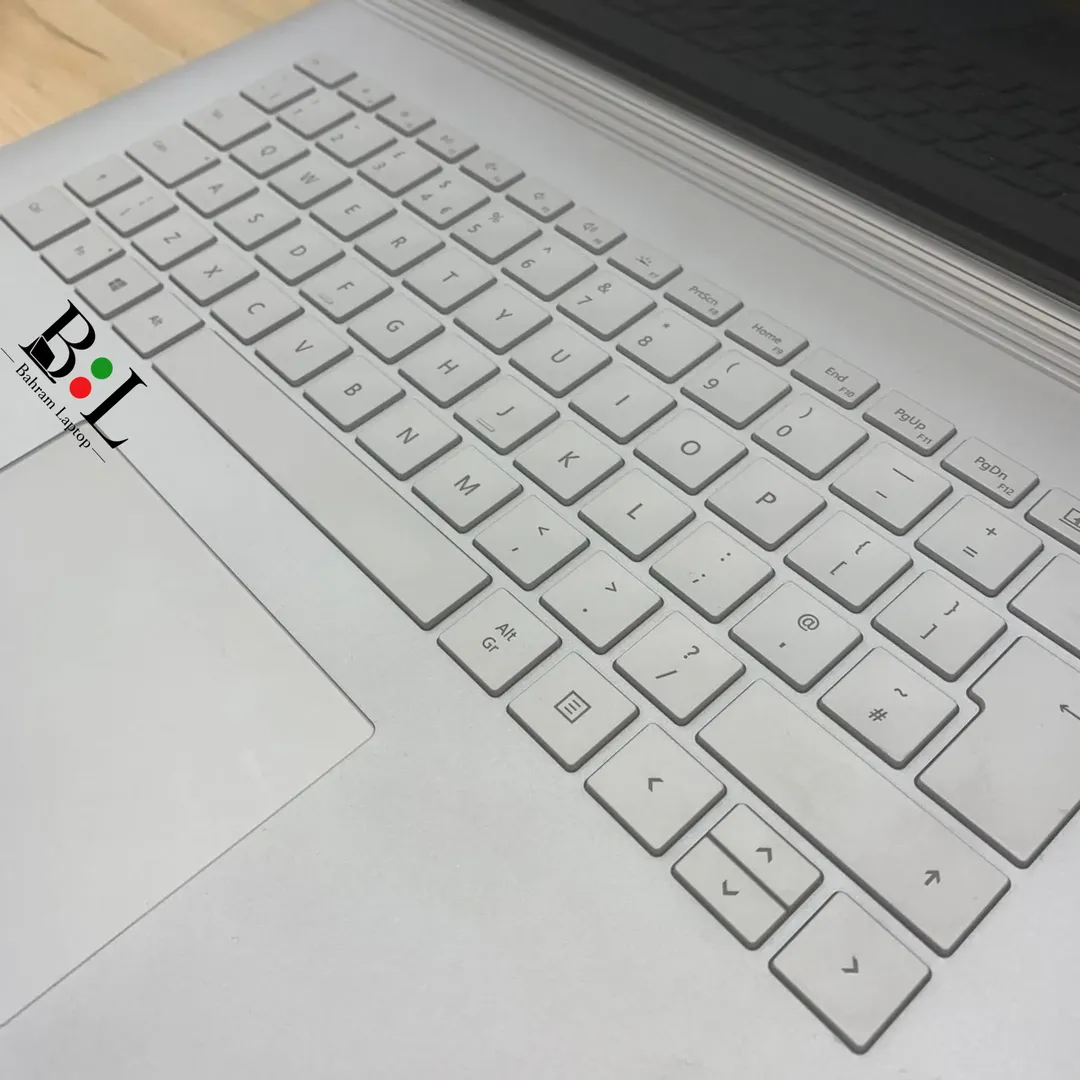 لپتاپ استوک مایکروسافت سرفیس بوک 3 تبلت شو 15 اینچ Microsoft Surface Book 3 | Intel Core i7-1065G7 | Ram 16GB DDR4 | 256GB SSD | 6GB GTX 1660 Ti | 15 inch 3K Touch