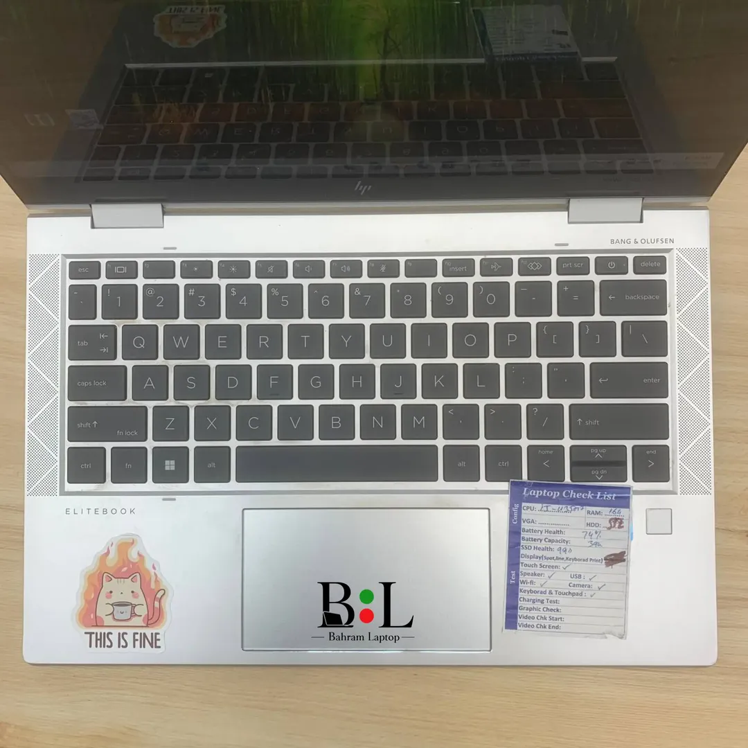 لپتاپ استوک اچ پی ایلایت بوک 830 2در1 13.3 اینچ Hp Elitebook 830 G8 2-in-1 | Intel Core i7-1165G7 | Ram 16GB DDR4 | 512GB SSD | Intel Iris Xe | 13.3 inch FHD Touch X360